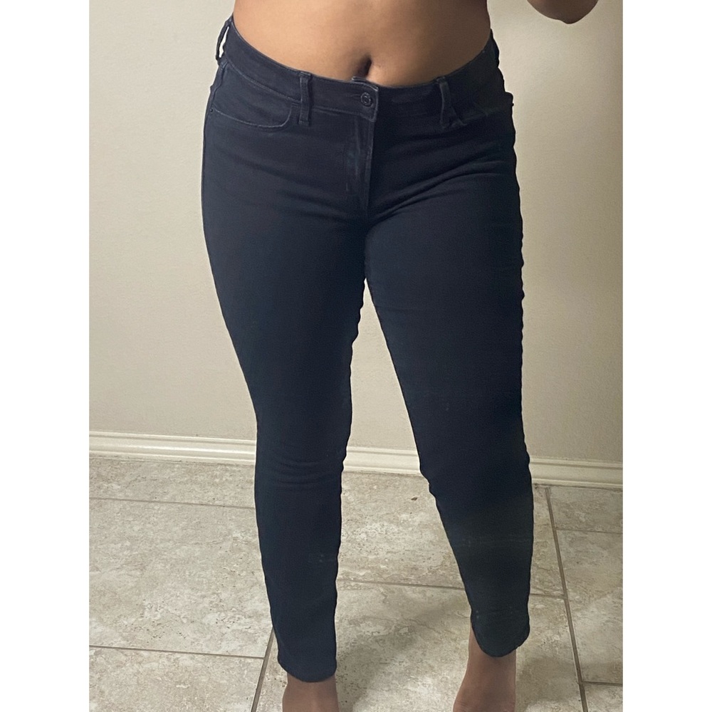 Black denim jeans